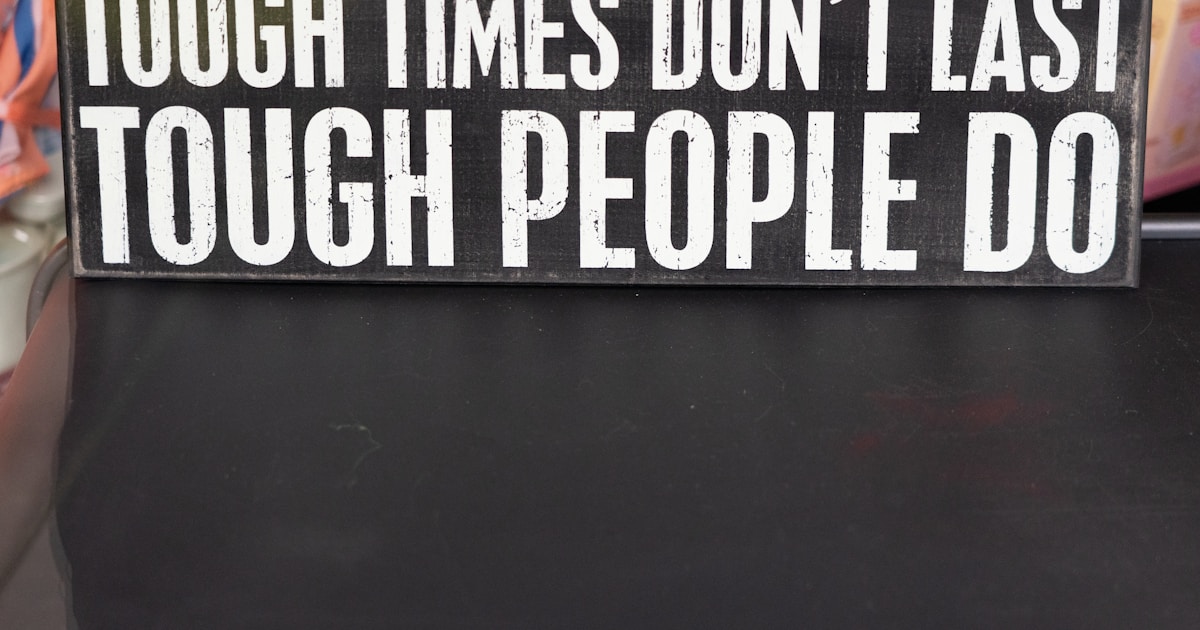 A motivational quote, very relevant during the coronavirus pandemic.