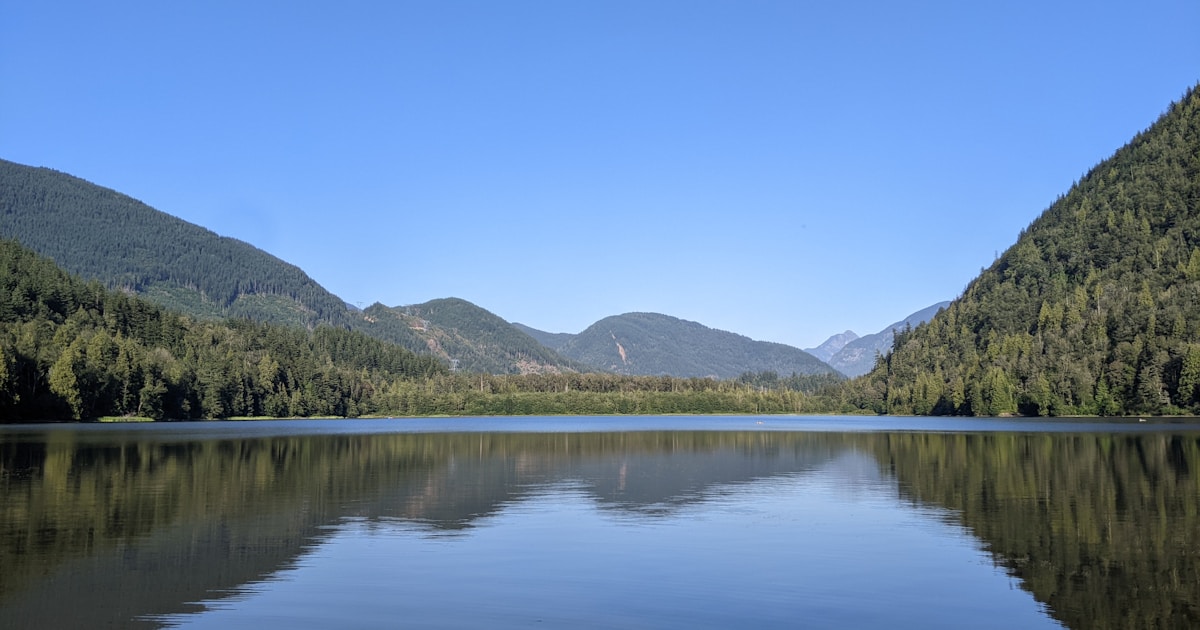 Mountain Lake in British Columbia Canada